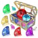 thumbnail image 1 of Diving Gem Pool Toy 10 Colorful Big Diamonds Set With Treasure Pirate Box Summer Swimming Underwater Dive Throw Gem Toys Set Swimming Toy Gift (hy), 1 of 4