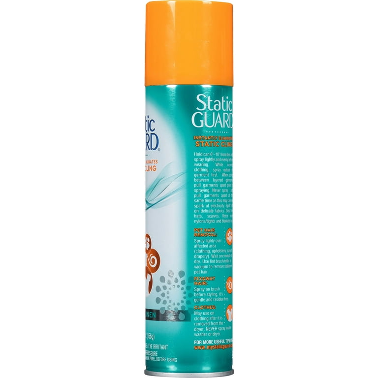 Static Guard Static Cling Spray, Fresh Linen - 5.5 oz