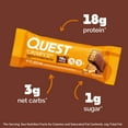 thumbnail image 4 of Quest Crispy Protein Bar, Chocolate Peanut Butter, 18g Protein, Gluten Free, 4 Count, 4 of 9