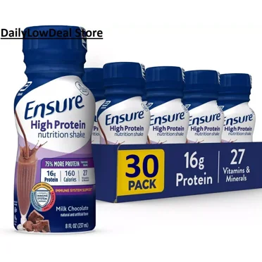 Ensure High Protein Milk Chocolate Nutrition Shake 8 fl. oz., 30-Pack