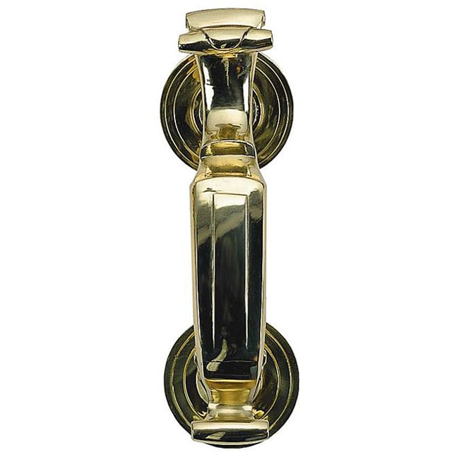 Allied Brass Traditional 8 Inch Solid Brass Doctor Door Knocker 7866