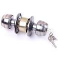 thumbnail image 3 of RENACLIPY Silver Door Knob Lock for Homeowners Keyed Entry Anti Rust Practical Style 5 X 3 X 3Cm, 3 of 8