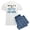 With Blue Strpe Pant, variant on - World's Greatest Farter - Men's Light Pajamas