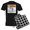 With Checker Pant, variant on CafePress - TALK CARS Pajamas - Men's Dark Loose Fit Cotton Pajama Set
