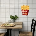 thumbnail image 7 of "French Fries" Vintage Metal Tin Sign Retro French Fries Plaque Poster Sign Metal Wall Decorative Tin Signs for Home Restaurant Coffee Shop Club Bar Decoration, 7 of 7