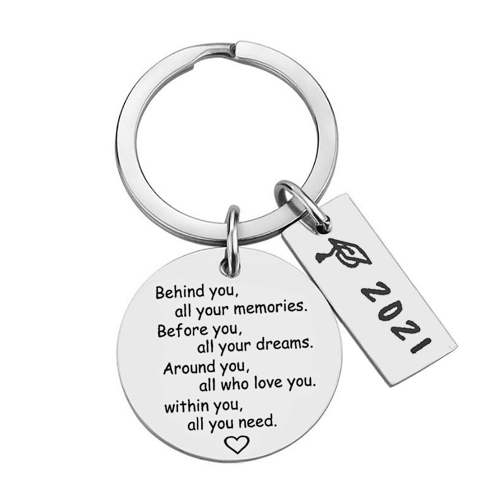 Metal Keychain Cool Keychains 2021 Pcs Birthday Keyring Couple Gift Fob Lock Keychain Matching