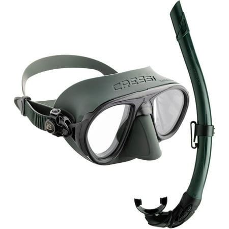 UPC: 0843607595506 | Cressi Calibro and Corsica Mask Snorkel (Green)