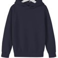 thumbnail image 4 of Girls Fleece Hoodie Oversized Pullover Sweatshirt Hooded Top with Pocket Fall Tops, 4 of 6