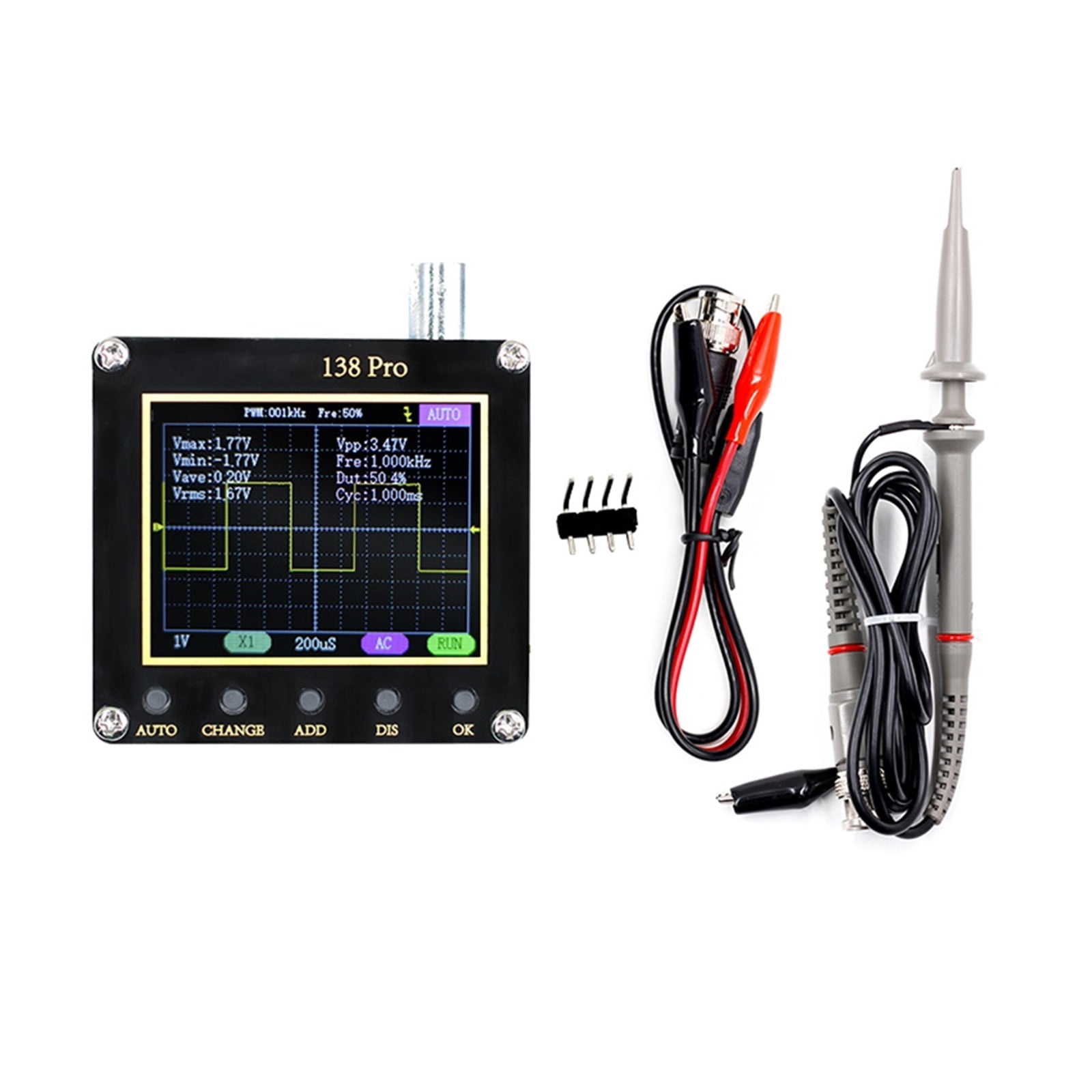 Handheld Automatic 3 Trigger Modes Digital Oscilloscope 200Khz Oscilloscopes Voltage Measuring Device ,Professional Designed