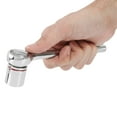 thumbnail image 5 of Hyper Tough Chrome Ratchet Wrench Heavy Duty Steel Round Head 3/8 inch, 5 of 13