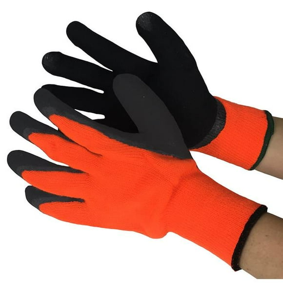 Major Gloves & Safety 50-8910BKO-TG Gants Isolés en Latex Orange Hi-Viz - Extra Large