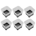 thumbnail image 1 of 20Pcs Plastic Nursery Pots, Silicone Thicken Square Seeding Pot Container Reusable Mini Planter Set With Drainage Holes, Transplanting Pots For Garden Yard, 1 of 8