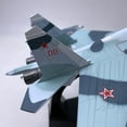thumbnail image 4 of Russian Airlines Flanker 27 1/100 Scale Diecast Model with Holder for, 4 of 8