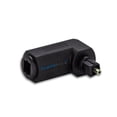 thumbnail image 1 of Adaptador TOSLINK DIGITAL SPDIF macho a hembra Ángulo derecho SatelliteSale PVC negro, 1 of 7