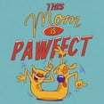 thumbnail image 2 of Women's Catdog This Mom Is Pawfect Racerback Tank Top Tahiti Blue Large, 2 of 4
