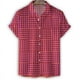 thumbnail image 4 of Camisa hawaiana con estampado 3D de lunares Vertigo multicolor para hombre, camisetas de manga corta con solapa, blusa con botones de calle, ropa de verano, 4 of 4