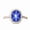 Gold, variant on Halo Blue Star Sapphire Gemstone Ring 925 Sterling Silver 6 Ray Star Gems Promise Ring Handmade Jewelry Gift for Her Silver 6