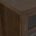 thumbnail image 6 of Simpli Home Burlington 40 inch Wide Solid Wood Transitional Medium Storage Cabinet in Mahogany Brown, 6 of 10