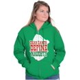 thumbnail image 4 of Funny Xmas Dear Santa Define Naughty Zip Up Hoodie Men's Women's Brisco Brands 2X, 4 of 6