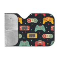 thumbnail image 2 of Kdxio Retro Video Game Print Windshield Sun Shade, Foldable Sun Blocker for Car,Truck,SUV Automotive Interior Sun Protection,Reflective Shade for Front Windshield(Medium), 2 of 7
