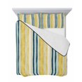 thumbnail image 7 of Blue Yellow Striped Twin Size Down Alternative Comforter, Lightweight Comforter Quilt Bedding Set with Pillow Shams Watercolor Modern Stripes Art All Seasons Bed Comforter Duvet Insert 68"x86", 7 of 7