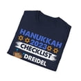 thumbnail image 4 of Hanukkah 2023 Checklist Dreidel Menorah Latkes Novelty Unisex T-Shirt, 4 of 4