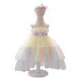 thumbnail image 5 of Vestido de niña Vestido de princesa Vestido de bebé de un año Vestido de niña de flores Vestido de niña con lazo de malla, 5 of 5