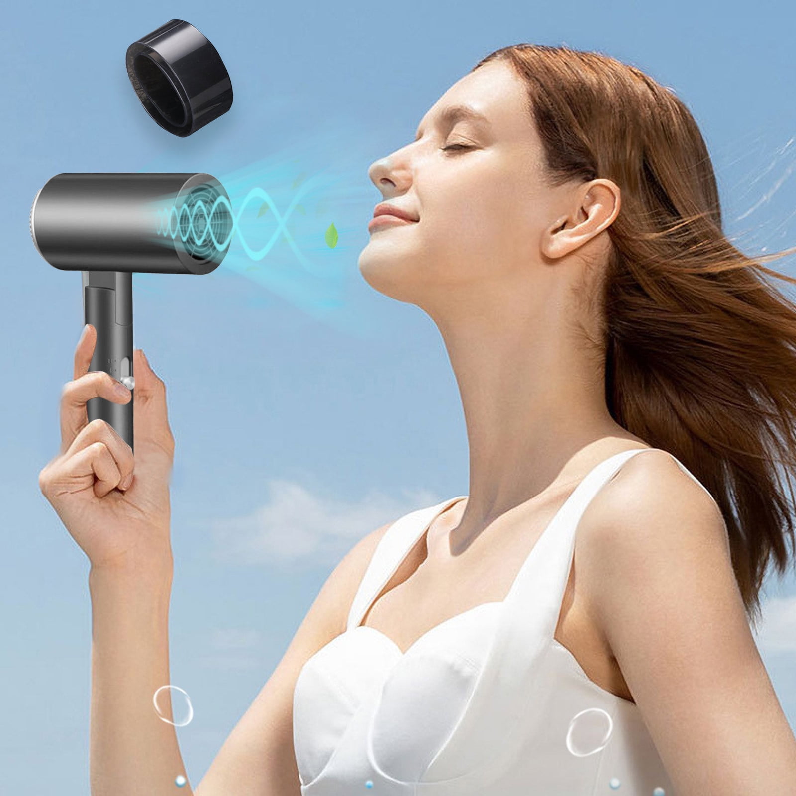 Summer Savings!Foldable Hair Dryer with Diffuser,Mini Hair Dryer