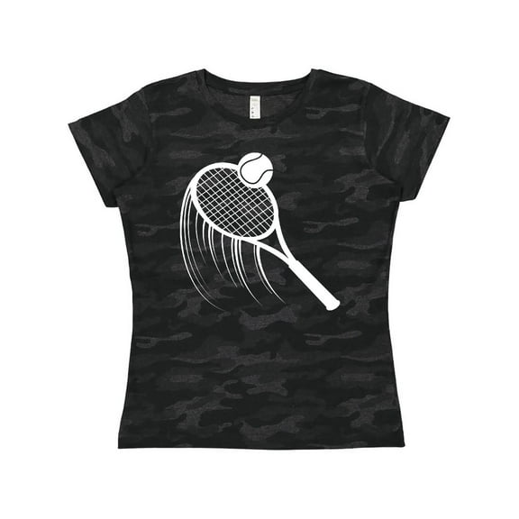 Inktastic Swinging Tennis Racket Women's T-Shirt