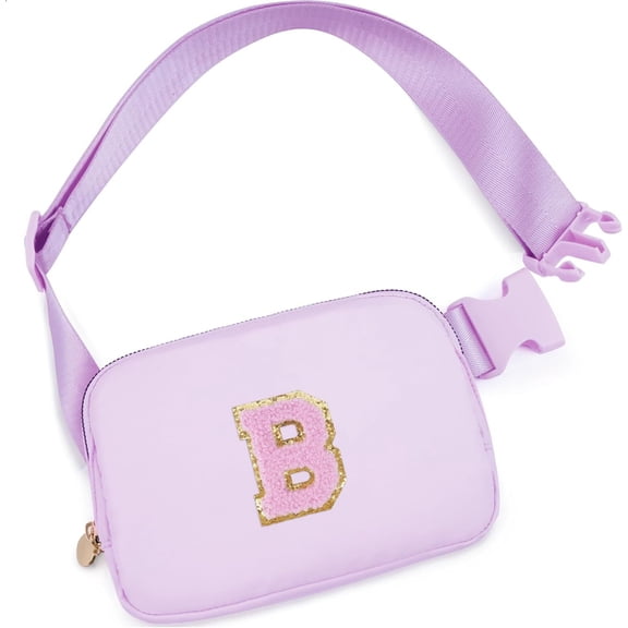 "Fanny Pack Belt Bag Crossbody Bags Fashion Waist Packs for 6-13 Year Old Girls, Women, Kids, Teen Travel Essentials | Lavender