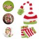 thumbnail image 3 of EeaseMX Gorro de ganchillo hecho a mano NUOLUX estilo navideño para bebé recién nacido, ropa, accesorios para fotografía de bebé, 3 of 7