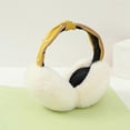 thumbnail image 1 of Orejeras cálidas de invierno para mujeres y niñas, suaves, de piel sintética, de felpa, con diadema plegable., 1 of 2