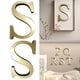 thumbnail image 5 of 26 Letras Pegatinas Pared 10 Cm Surfación Espejo Acrílico Oro Inglesas Del (s), 5 of 9
