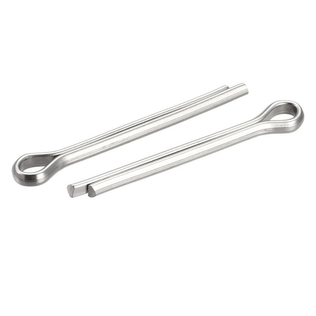 Unique Bargains Split Cotter Pin, Fixation à Clip en Acier Inoxydable 4x35mm Raccord Argent 30Pack