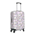 thumbnail image 3 of Balery Luggage Cover Purple Rabbit Print Suitcase Covers for Luggage Elastic Washable Suitcase Protector Fits 18-32 Inch Luggage-X-Large, 3 of 9
