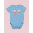 thumbnail image 3 of Two Little Girls With Pink Dress Bodysuit Infant -Image by Shutterstock,  12 Months, 3 of 4