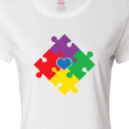 thumbnail image 4 of Inktastic Autism Awareness Month Puzzle Women's T-Shirt, 4 of 5