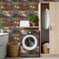 thumbnail image 4 of Peel and Stick Wallpaper Magical Dark Forest Luminous Wildflowers Painting Wall Mural 17.7in x 9.8ft Self Adhesive Removable Wall Paper Renter Friendly Wallpaper for Nursery Bedroom Cabinets, 4 of 8