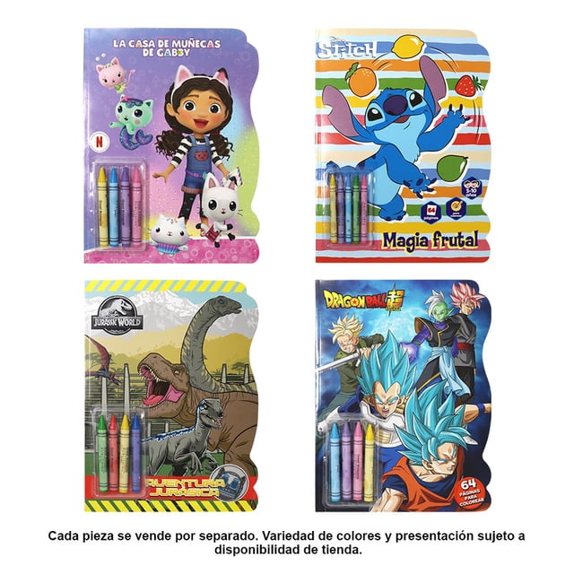Libro para Colorear Great Moments Publishing con 64 Páginas Troquel