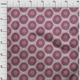 thumbnail image 3 of oneOone Cotton Poplin Dark Magenta Fabric Asian Block Sewing Material Print Fabric By The Yard 56 Inch Wide, 3 of 4