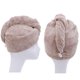 thumbnail image 4 of M-bestl Paquete de 2 toallas para el cabello, toalla de secado rápido de fibra de carbono con botones, toalla de microfibra para secar el cabello rizado, antiencrespamiento (gris estrella y rosa estre, 4 of 5
