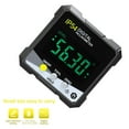 thumbnail image 2 of IP54 4*90° Portable Digital Inclinometer LCD Backlight Digital Protractor Slope Meter Digital Angle Ruler Single-side Magnetics Multifunctional Protractor Absolute Relative Mesuring Mode Data Hold, 2 of 8