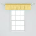 thumbnail image 2 of Ambesonne Yellow and White Window Valance, Ocean Waves, 54" X 12", Marigold White, 2 of 3
