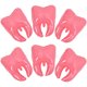 thumbnail image 4 of 6 piezas de globos decorativos para fiesta, adorables globos de dibujos animados con dientes para fiesta de baby shower, decoración de globos con dientes, suministros para recuerdos de fiesta, 4 of 7