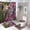 style-873, variant on 4 Piece Decor Shower Curtains Sets Bathroom Sets with Shower Curtain And Rugs 4 Piece Light Blue Pink Marble Texture Waterproof Fabric Bath Curtain Stone Surface Pattern for Bathtub Decor
