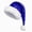 Blue, variant on Lumulena Long Sequin Santa Hat - Double Layered Long Haired Christmas Hat, Classic Christmas Decorative Hat, High Quality Adult Party Headwear for Winter Holiday Decoration