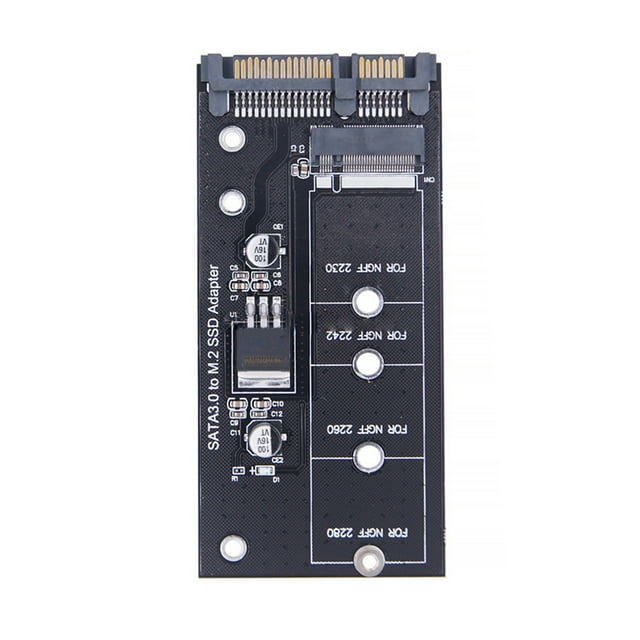 M.2 SSD to SATA Adapter Card High-Speed Transmission Heat Dissipation Easy Installation Solid State Disk Drive Converter