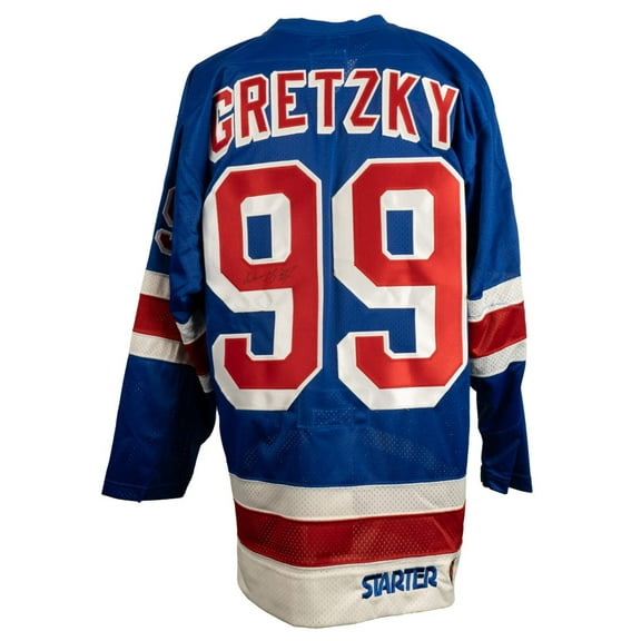 Wayne Gretzky Signed New York Rangers Authentic Game Model Jersey JSA COA