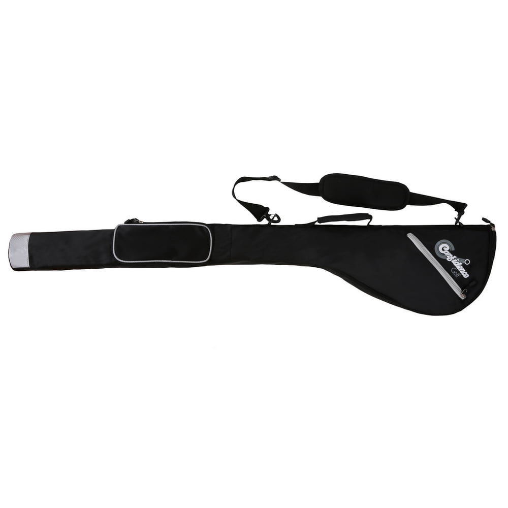 Confidence Golf Club Carry Case Sunday Bag - Holds 5-6 Clubs Silver