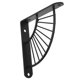 thumbnail image 5 of KAKOWELY 1Jgo Soporte De Metal Para Estantes De Pared Negro Multiusos Para Cocina Y, 5 of 8